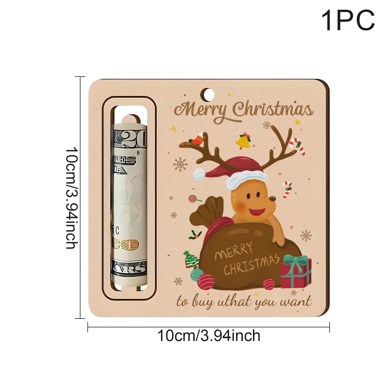 Christmas Cute Money Holder Christmas Ornament Decoration Santa Claus Snowman Christmas tree decorations