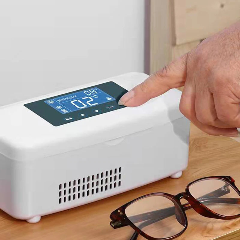 Portable Household Insulin Cooler Case Car Small Refrigerator Mini Cold Boxes Mini Drug Constant Temperature Refrigerator