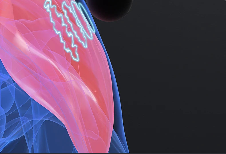 Booster - Mini Electric Neck Massager Gun, Smart Hit Fascia for Body Relaxation, Fitness, Muscle Relaxation