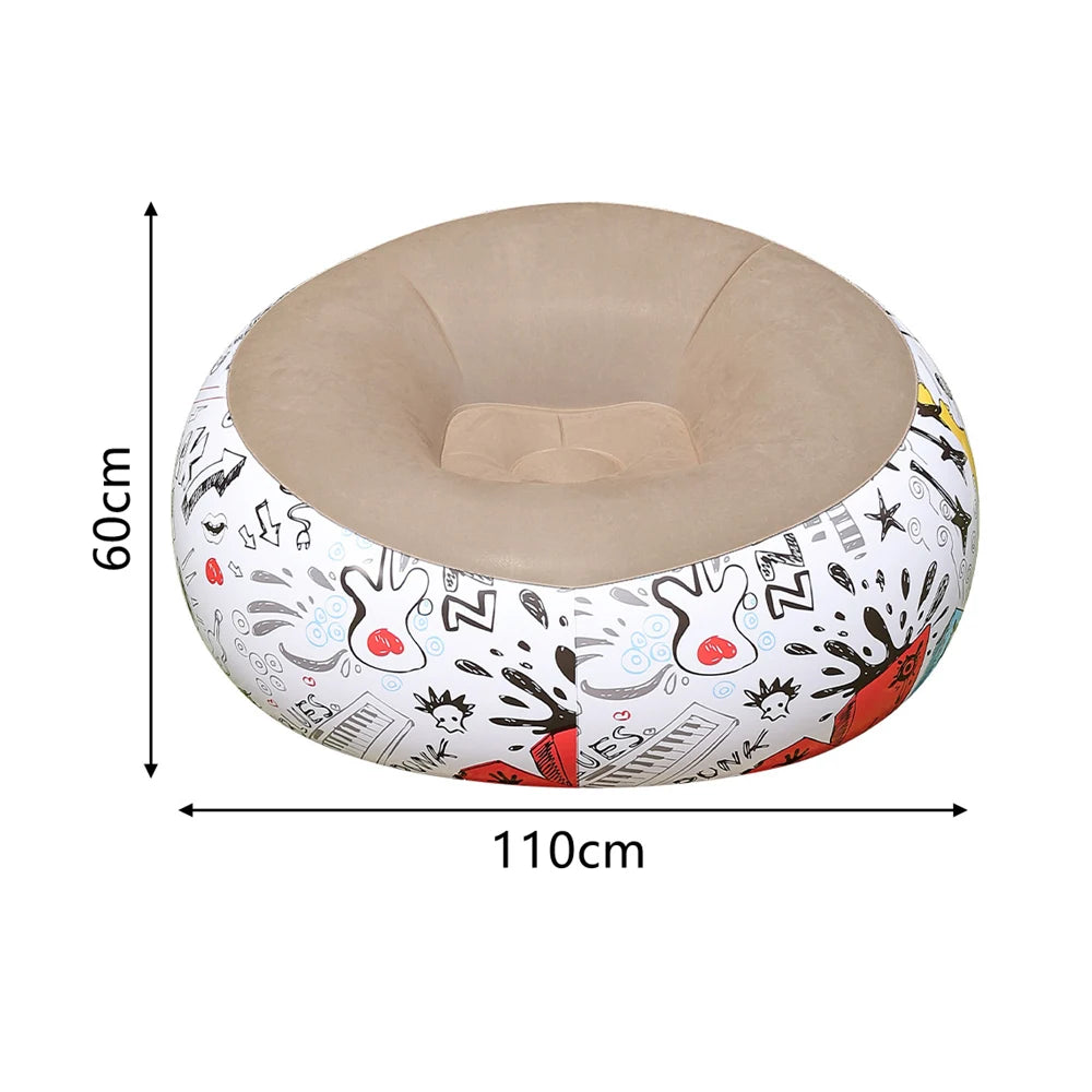 Bean Bag Chairs Inflatable Camping Chairs Inflatable Slouchy Sofa Blow Up Chairs Folding Portable Inflatable Chair For Living Ro