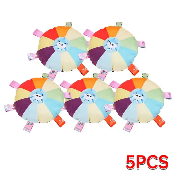 Hot dog sounding plush toy bell cartoon toy puppy small dog Teddy teeth grinding toy wear-resistant bite-resistant pet toy