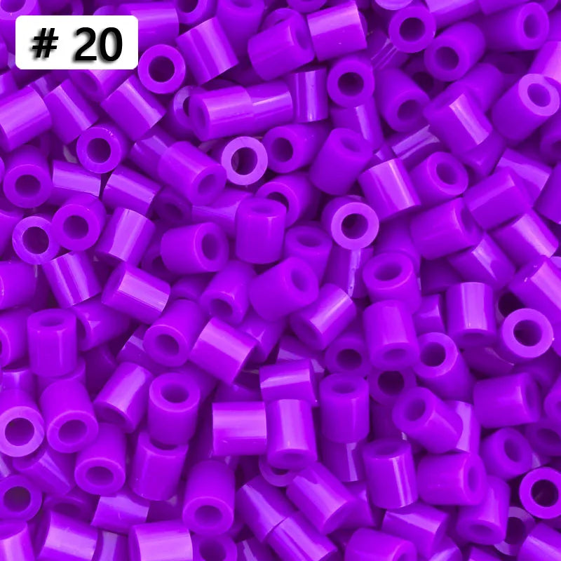 5MM 1000PCs Pixel Puzzle Iron Beads for kids Perler Hama Beads Diy High Quality Handmade Gift toy Fuse Beads