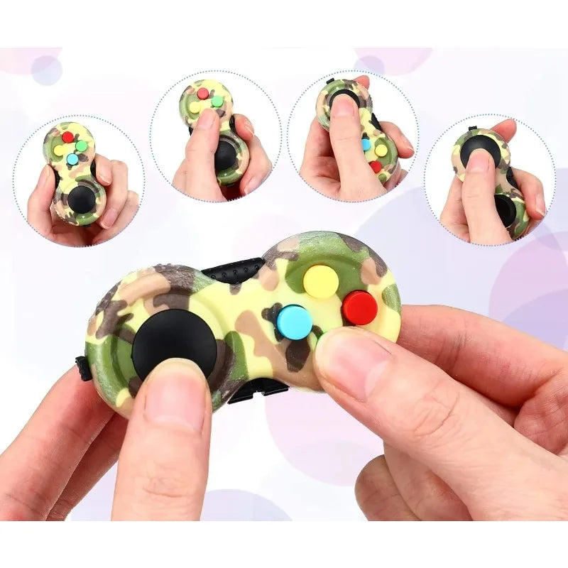Fidget Pad Retro Classic Fidget Controller Handheld Fidget Game Controller Fun Fidget Pad Packs Classic Fidget Toys