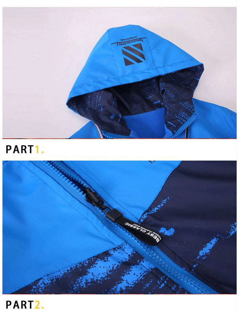 Autumn Children's Clothes Double-sided Wear Jacket Fleece Coat Boy Waterproof Windproof Children Outerwear Sport Jacket For Boys