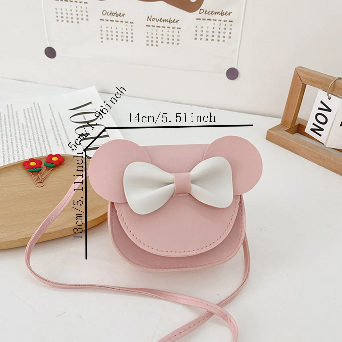 Princess Cartoon Kids Crossbody Bag Fashionable Mini Shoulder Bag for Girls Cute Small Bag