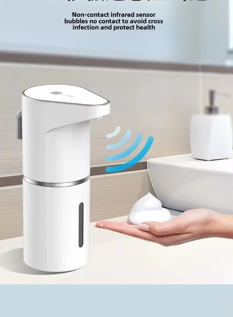 Xiaomi Intelligent Sensor Multi-Speed Contact-Free Wall-Mounted Vertical Hand Sanitizer Bubble Machine USB Charge Soap Dispenser