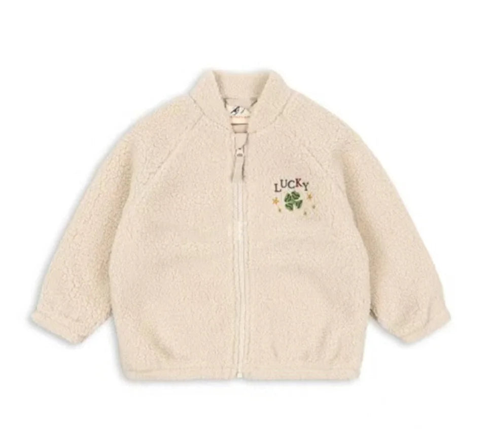 2025 KS Brand Winter Baby Girls Boys Lambswool Cherry Jackets Kids Clothes Boys Sequin Cartoon Outerwear Children's Coats 1-9Yrs