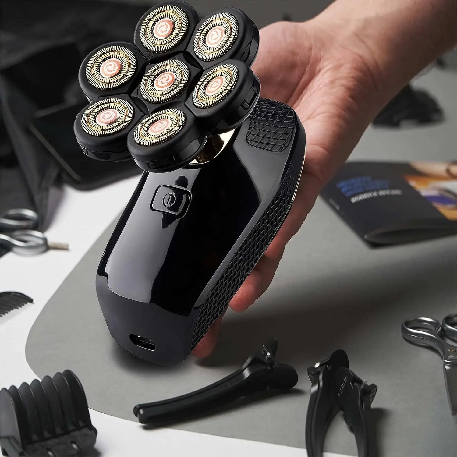 5 in 1 Shaver for Men Electric Shaver Powerful Bald Head Shaver Beard Shaving Machine For Men Razor Husband Gift Boyfriend