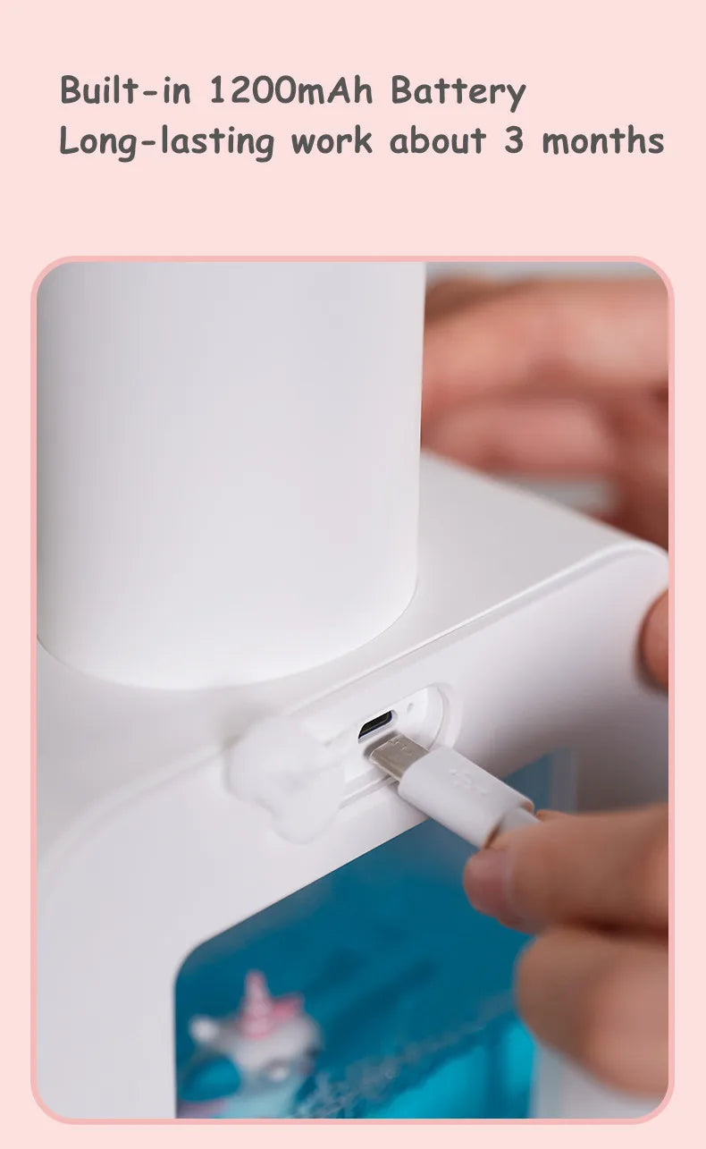 New Automatic Soap Dispenser Cute Pet Contact Free Hand Sanitizer USB Charging 400ml Liquid Dispensers Wash Handtizer Personal