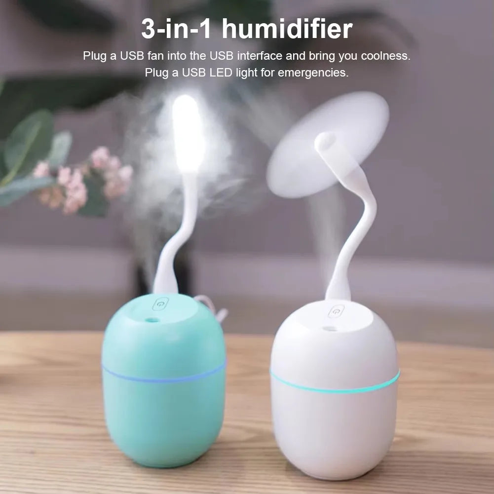 Mini Portable Water Drop Air Humidifier USB Desktop Indoor Household Mute Air Atomization Humidifier