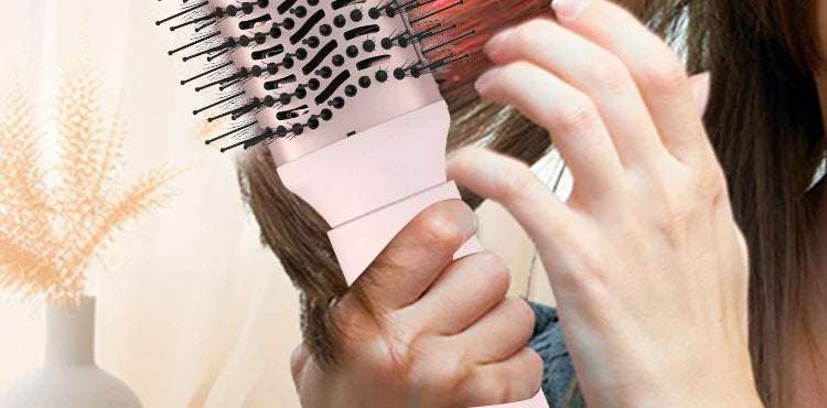 5in1 Hair Dryer Brush Curling Iron Hair Dryer Detachable Auto Wrap Curlers Fast Drying Electric Styling Hair Blower Brush