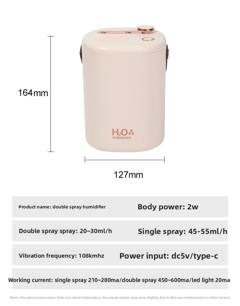 USB Humidifier for Bedroom Large Mist Baby Nursery with Constant Humidity