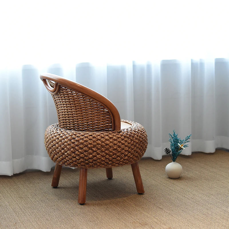 Nordic Rattan Chairs Girl Gaming Computer Occasional Balcony Throne Relax Living Room Chairs Reading Sillones Library Furniture