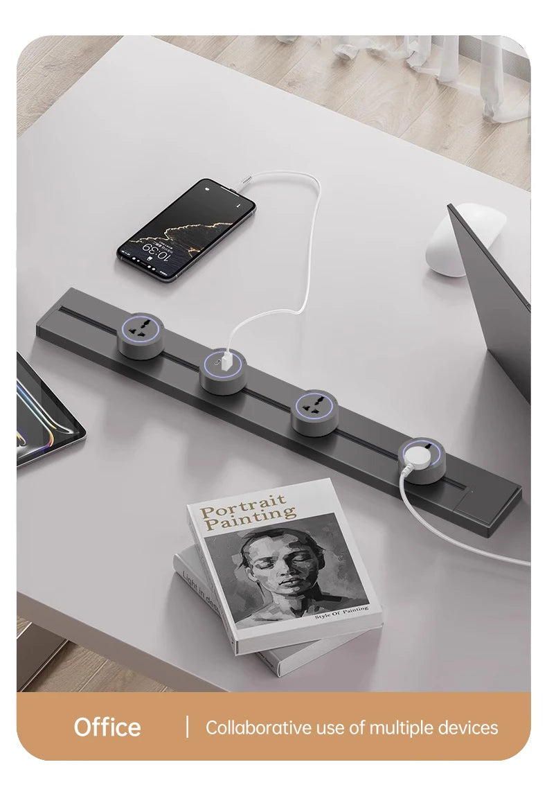 Universal Home Kitchen Bathroom Office Sockets Pop Replaceable High-end Quality Wall Power Track Socket EU UK FR US THA Standard