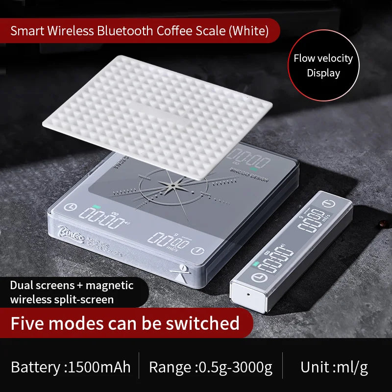 Bincoo Bluetooth Coffee Scale Precision Kitchen MINI Smart Digital Scale Small Electronic Scale Portable Barista Accessories