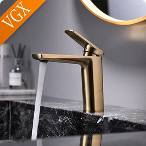 VGX Gold Shower System Set Bathroom Shower Faucet Set 3-way Rainfall Shower Set Shower Mixer Crane with Hand Shower Set White