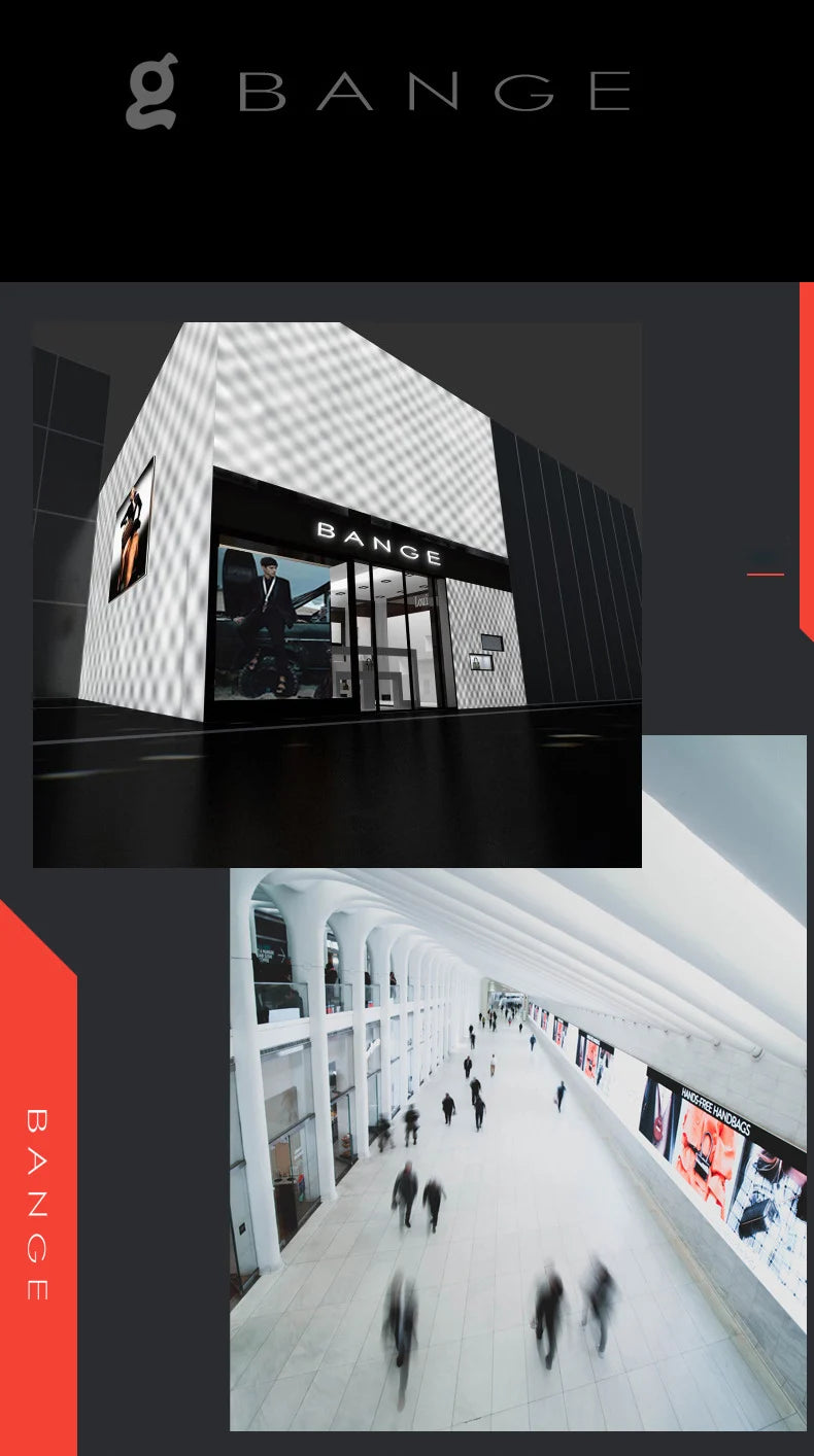 BANGE Lightweight 15.6 inch Laptop Backpack Waterproof USB Charge Port Multifunctional Travel Hiking School Bag Mochila for Men