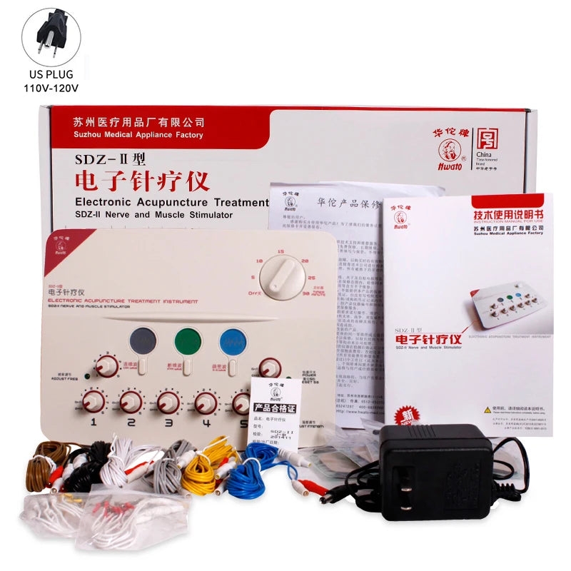 EMS Electroacupuncture Stimulation Massage Instrument 6 Waveform Output Low-Frequency Muscle Stimulation For Relaxation Therapy