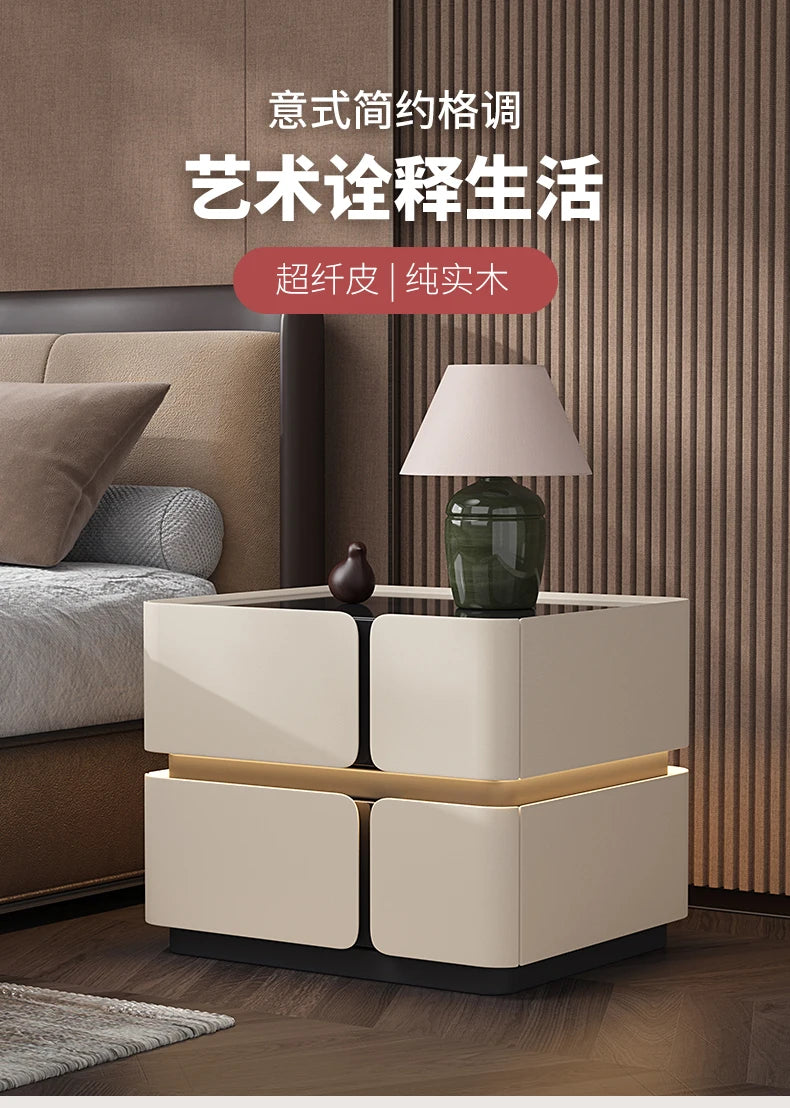 Modern Quality Nightstand Delicacy Nordic Storage Italian Bedside Table Beauty Trendy Mesa De Cabeceira Para Quarto Furniture