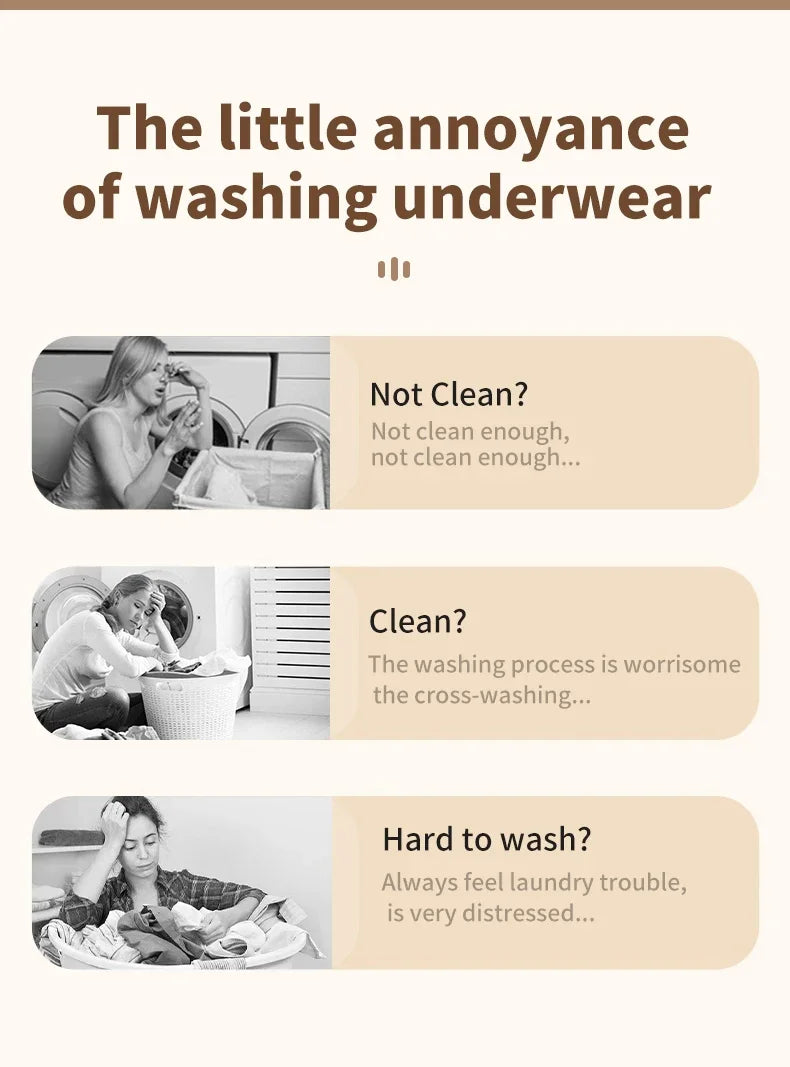 Mini Fully Automatic Portable Washing Machine with Spin Dryer 220V for Underwear Children Clothes