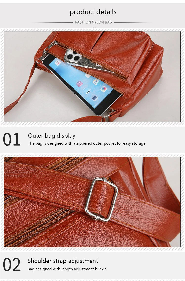 Women's Bag 2025 Trend Korean Handbags Designer Luxury Brand Ladies Shoulder Bags Soft Leather Fashion Versatile Crossbody Bag