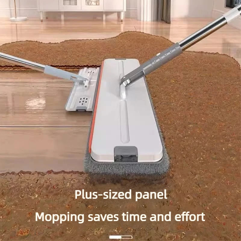 Microfiber Mop with Bucket, 360 Rotating, Flat Squeeze, Floor Cleaner Tool, Home Kitchen, Multifunction Cleaning Mops