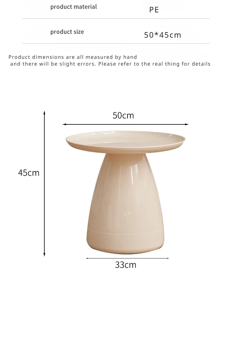 Designer Modern Coffee Table Living Room Nordic Round Glass Coffee Table Side Table