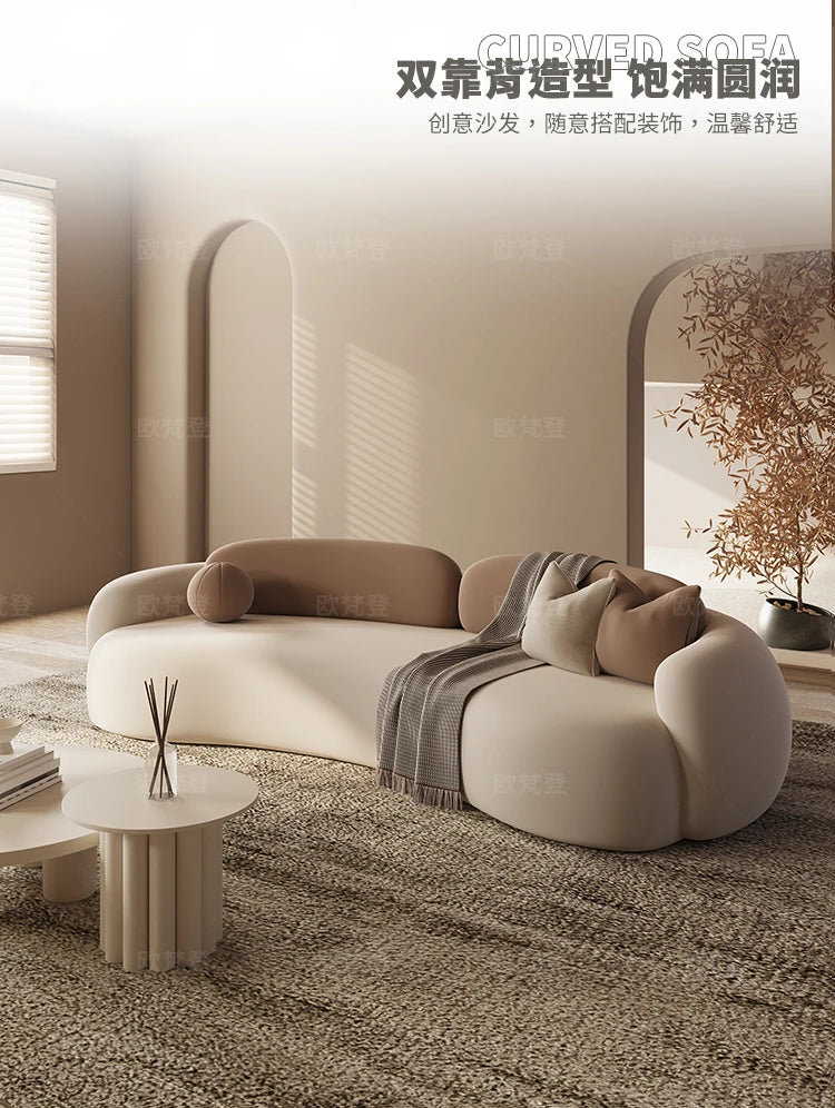 Storage Accent Living Room Sofas European Luxury Minimalist Modern Sofa Aesthetic Neoclasical Double Sofa Bed Room Furniture