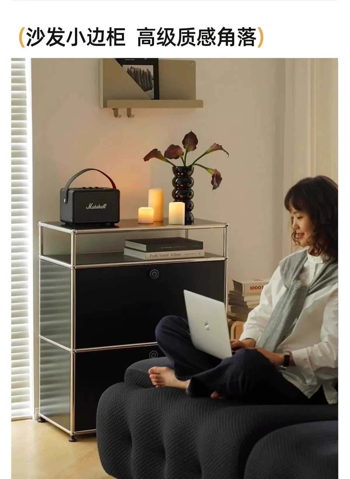 Cabinet for living room Storage locker drawer type storage Bedroom chest of drawers Organizer furniture Dual cabinet combination