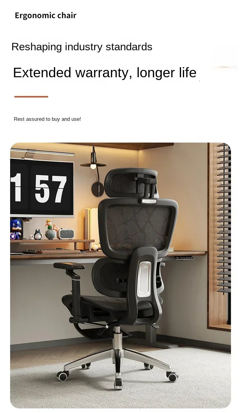 Ergonomic Chair Lumbar Computer Chair Home Comfort Sedentary Gaming Reclining Office Chair for Desk News Chaise Gaming Chair