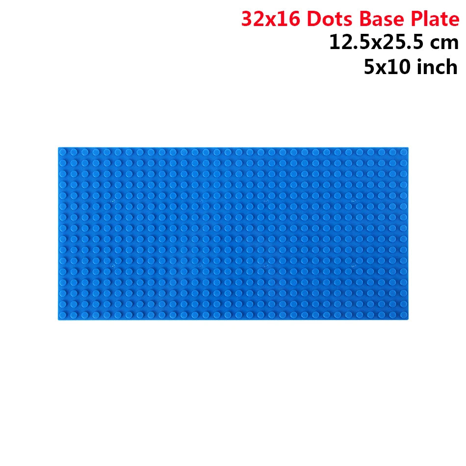 32x32 32x16 Dots Classic Building Blocks Base Plate MOC DIY Small Size Bricks Baseplate Parts for City Figures Children Toys