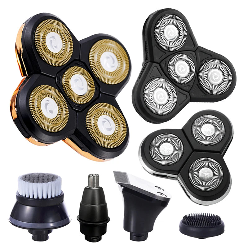 Replacement Electric Shaver Head Nose Trimmer Hair Clipper Facial Cleaning Brush Massage Head Spare 3/4/5 Cutter Floating Head