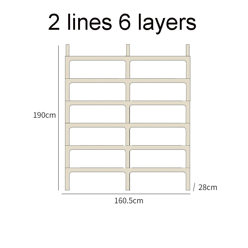 Module Modular DIY Furniture Storage Shelf Bookrack Bookshelf Bookcase Plastic ABS Customized Size Cabinet Multi-function