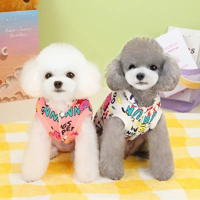 Winter Dog Jacket Waterproof Pet Coat 2025 Dog Clothes Luxury Print Parkas Pet Outdoor Warm Vest Chihuahua Yorkshire Dog Apparel