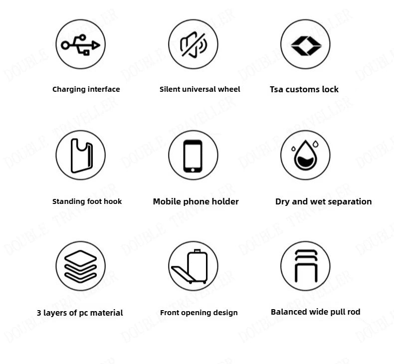 Aluminum Frame Luggage Password Carry on Luggage with Wheels Quiet Universal Wheel Fashion Travel Box Pull Rod Box