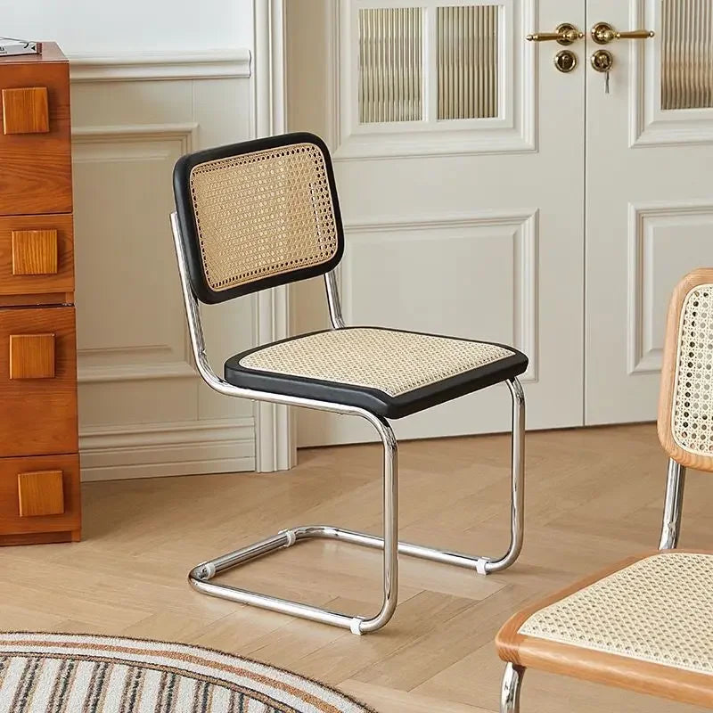 Kitchen Rattan Nordic Dining Chair Cesca Wooden Salon Design Ergonomic Dining Chair Modern Luxury Cadeira Home Furniture WK50DC