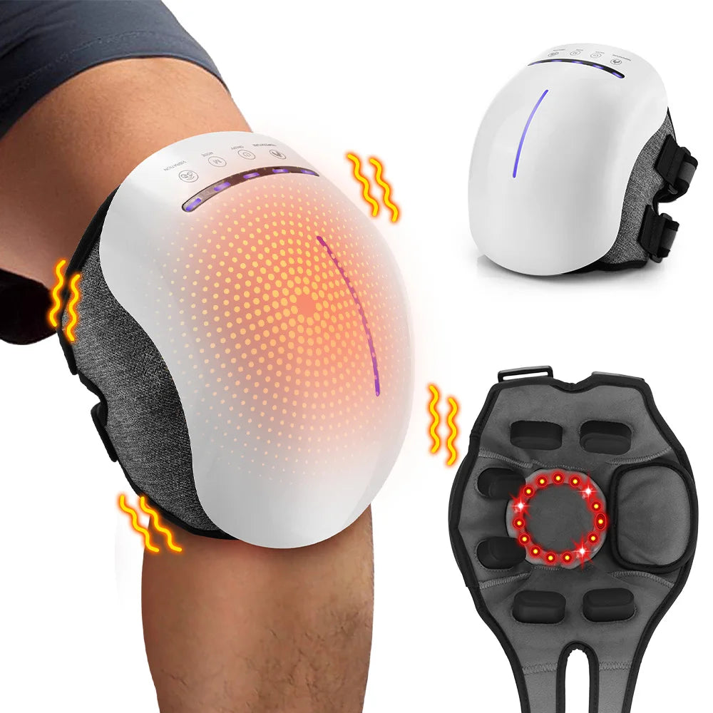 Electric Infrared Hot Comnpress Knee Massage Air Pressure Vibration Physiotherapy Massage Instrument Knee Joint Rehabilitation