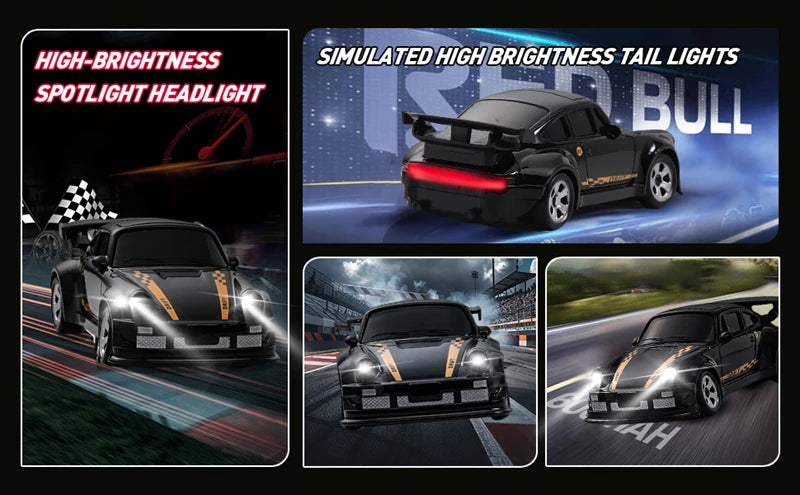 1/64 2.4G High speed Drift Rc Car 4WD Remote Control Car Four Wheel Drive Radio Controlled Mini RTR Racing Model Boy Toy Gift