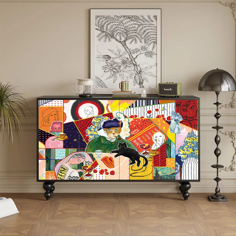 Nordic Perfume Living Room Cabinets Mid Century Craft Luxury Wood Living Room Cabinets Storage Garden Vitrina Trendy Furniture