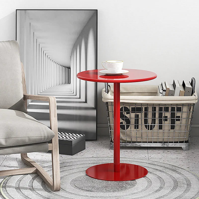 IHOME Bedside Table Small Round Table Nordic Small Coffee Table Simple Modern Mini Bedroom Living Room Sofa Corner Several  New