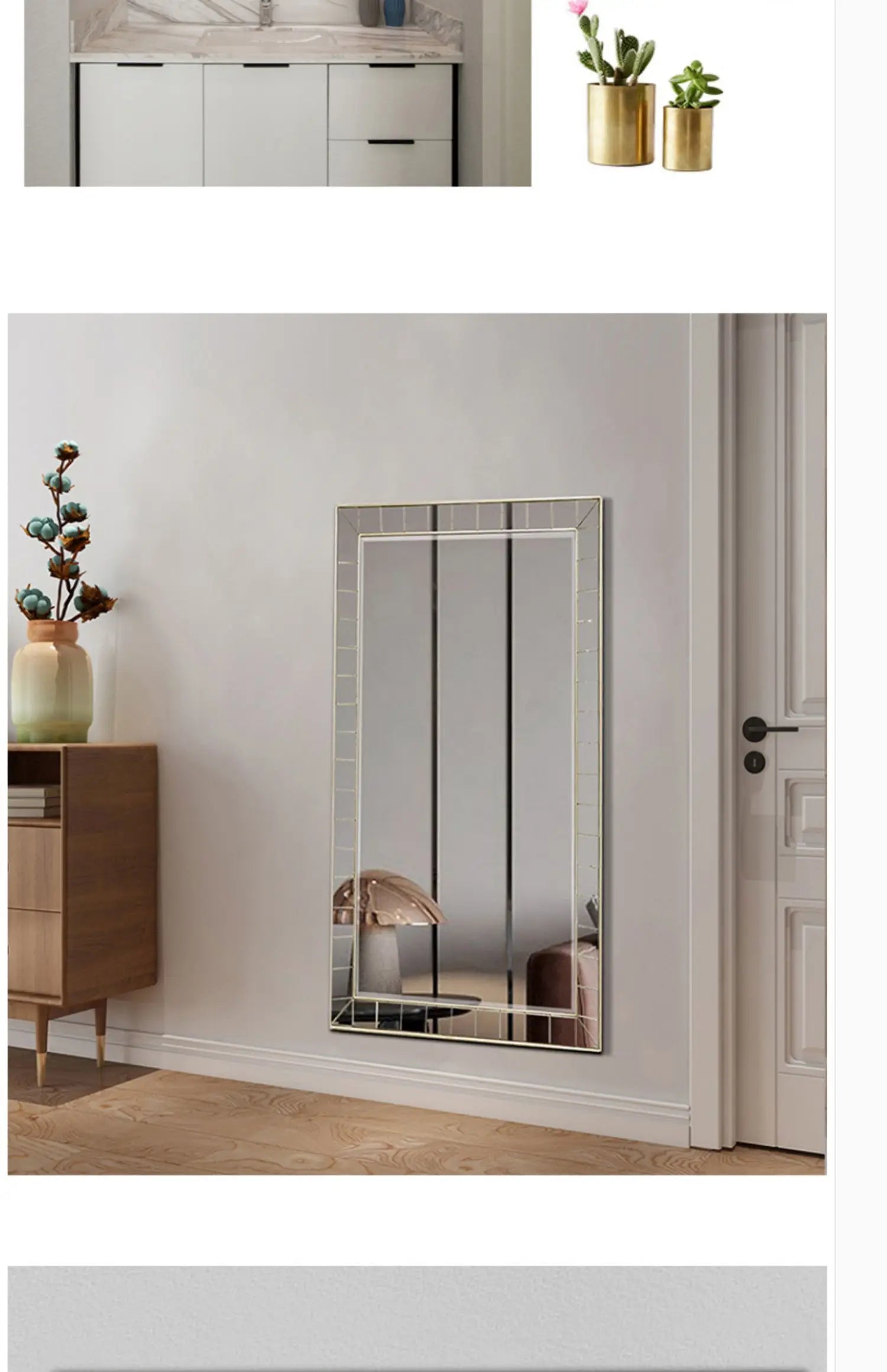 Decoration Items Mirrors Full Body Floor Nordic Design Luxury Mirrors Full Body Living Room Espejos Decorativos Room Decoration