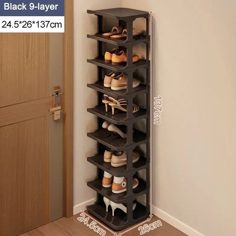 Shoe Rack Storage Organizer Household Living Room Vertical Shoes Rack Storage Cabinet Cabinets Removable Household Shoe Rack