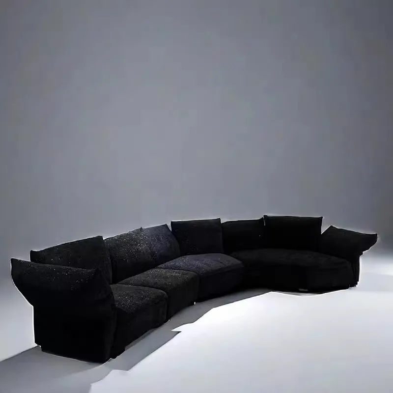 Minimalist Black Living Room Sofas Oversized Japanese Individual Living Room Sofas Lounges Lazy Divano Soggiorno Home Furniture