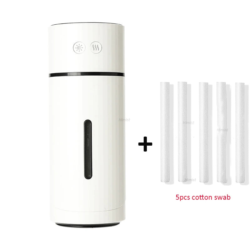 260ML Wireless Air Humidifier USB Aromatherapy Diffuser 1000mAh Rechargeable Battery Ultrasonic Cool Mist Maker Quiet Fogger