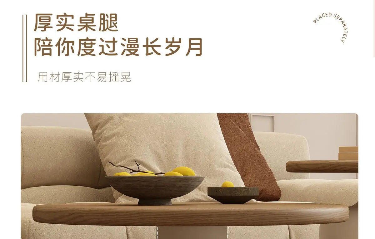 Cream style Martini coffee table, living room, small household, simple iron round shape