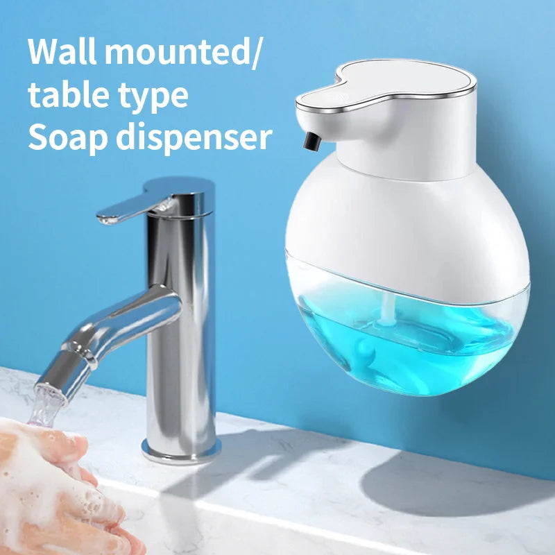 Smart Automatic Soap Foam Dispenser and Gel Bathroom Washing Hand liquid detergent Machine Wall Panels Mounted USB Rechargeable