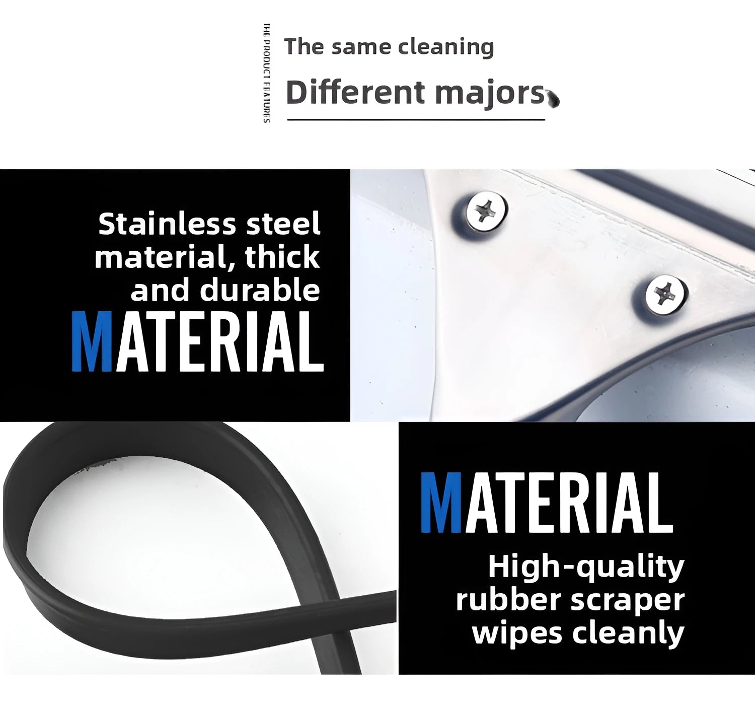 Glass Scraping Glass Artifact Window Brush White Cloud Style Glass Cleaning Wiper Single-sided Window Cleaning Floor Squeegee