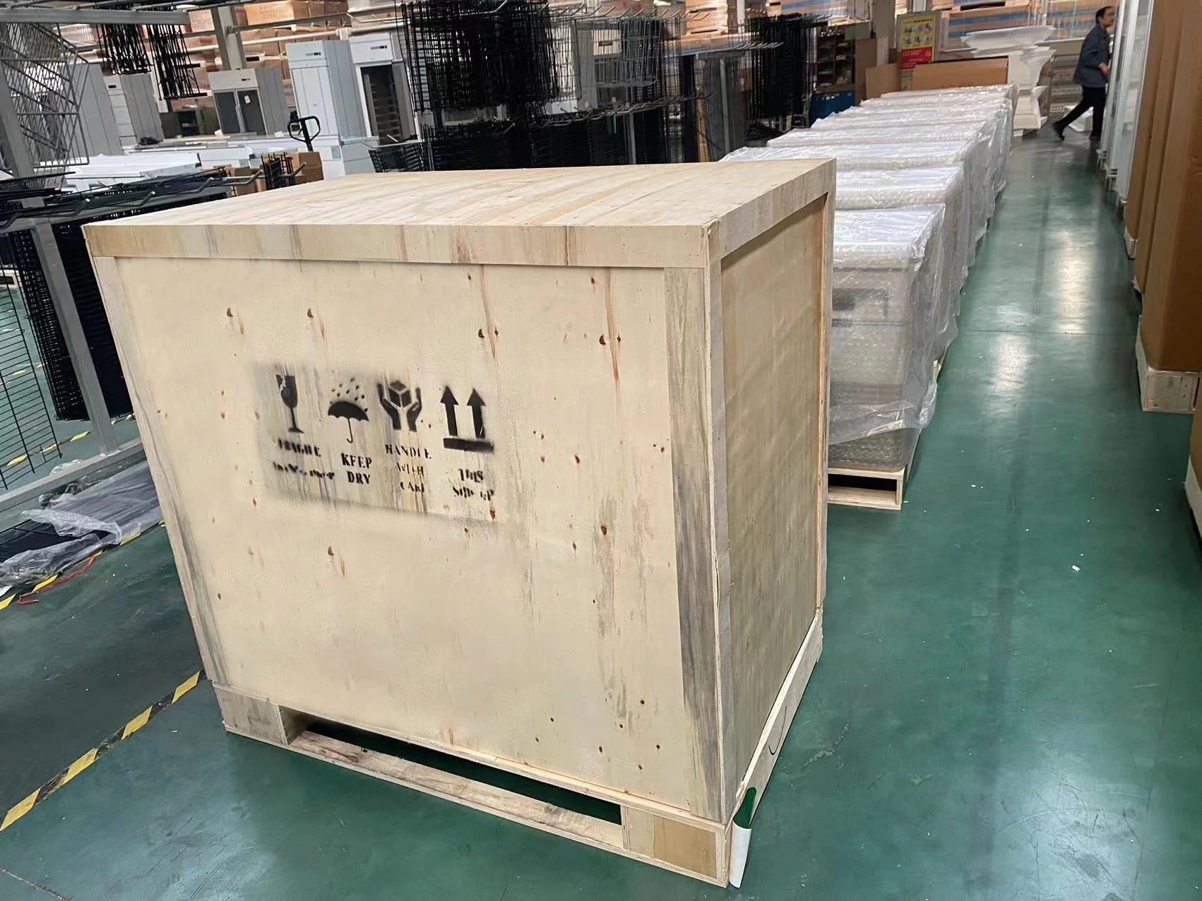 Commercial Top Opening Glass Door Fridge Kitchen Equipment Deep Freezer Refrigerator 2025