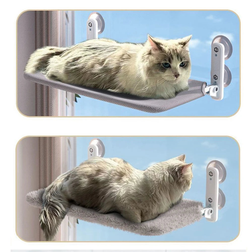 Breathable Mesh Fabric Or Lint Cloth with zipper For Cat Hammock Window Hanging Bed 52x30cm 45x30cm No frame No Cups