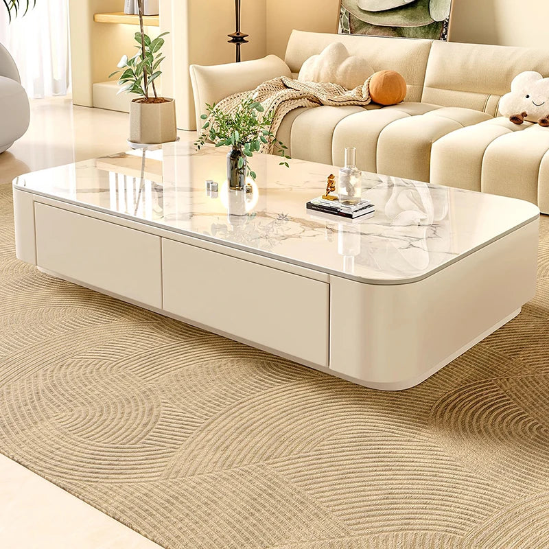 Cheap Cute Coffee Table Clear Simple Designer Modern Luxury Decoration Side Table Writing Mesas Bajas Living Room Furniture